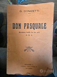 Libretto Don Pasquale–Donizetti–Edizione originale