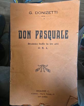 Libretto Don Pasquale–Donizetti–Edizione originale