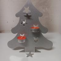Albero di Natale con candele