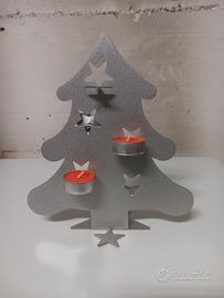 Albero di Natale con candele