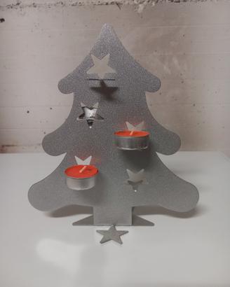 Albero di Natale con candele