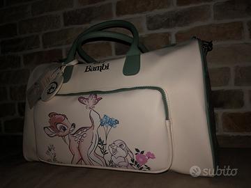 Borsone Bambi Disney tracolla regolabile