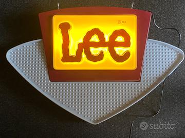 Insegna luminosa bifacciale jeans lee 85 cm