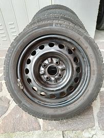Cerchi in acciaio  per  Toyota Aygo 1a serie  