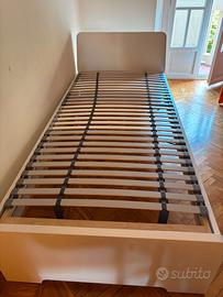 Letto singolo bianco Ikea slakt