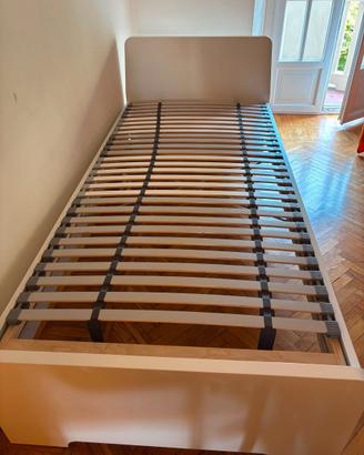 Letto singolo bianco Ikea slakt
