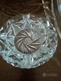 portacenere antico cristallo 