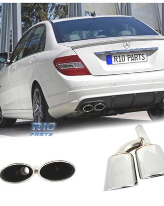 TERMINALI SCARICO SPECIFICO MERCEDES CLASSE C W204
