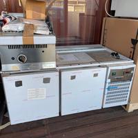 Banco refrigerato basso da appoggio 2 porte nuovo