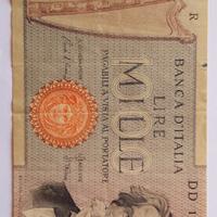 Banconota italiana 1000 lire