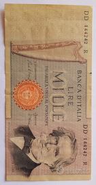 Banconota italiana 1000 lire