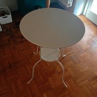 tavolini in metallo bianco 