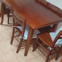 Tavolo in legno + sedie 