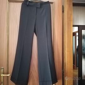 Pantaloni donna neri OLTRE in viscosa