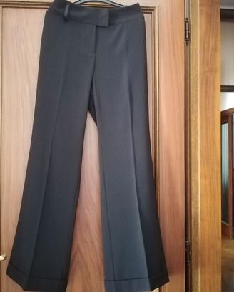 Pantaloni donna neri OLTRE in viscosa