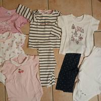 mix abbigliamento 6-9 mesi neonata