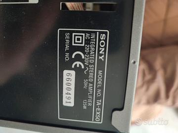 Amplificatore compatto Sony