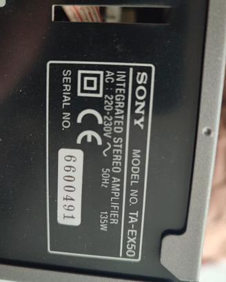 Amplificatore compatto Sony