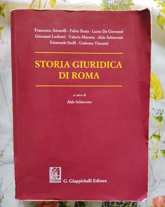 Libro STORIA GIURIDICA DI ROMA. Usatto