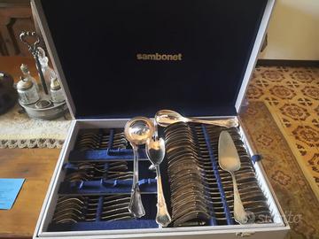 Servizio tavola argentato Sambonet anno 1974