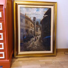 quadro olio su tela del pittore Carrara 