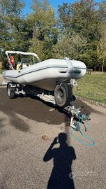 gommone usato da 5 metri con 40 hp Honda +carrello