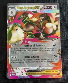 CARTA POKEMON MEGA LOPUNNY EX DOPPIA RARA