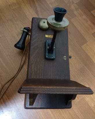 Antico telefono da parete Western Electric  1907
