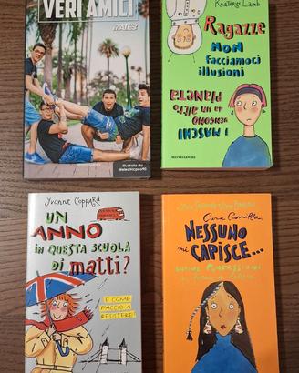 Lotto di 4 libri per teenager e adolescenti