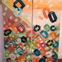 Quadro olio su tela Moderno