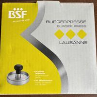 BSF LAUSANNE: PRESSA PER HAMBURGER-DIAMETRO 11 cm.