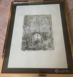 Michele cascella quasro litografia