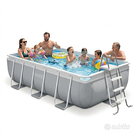 piscina fuori terra intex  con pompa e scaletta