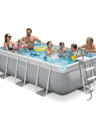 piscina fuori terra intex  con pompa e scaletta