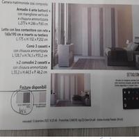 Camera matrimoniale arredissima come nuova