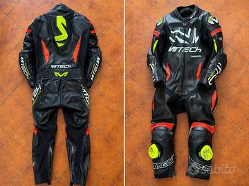Tuta MTECH Racing in pelle intera