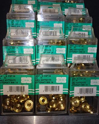 Rondella sottovite ottonata mm. 14 pezzi 420