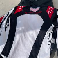 Pantalone e maglia moto bambino