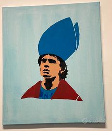 quadro Maradona 