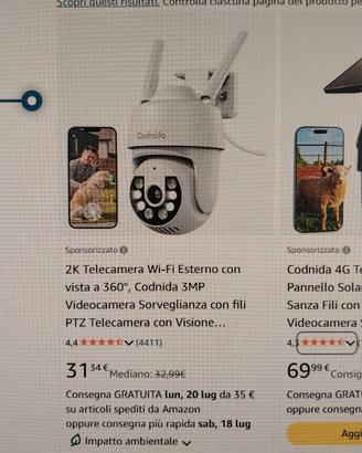 TELECAMERE WIFI