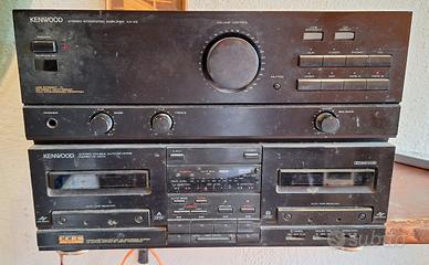 Amplificatore Kenwood AX-43 con piastra cassette