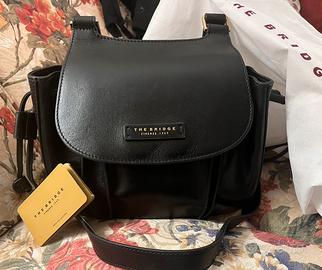 Borsa in pelle nera The Bridge
