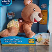 orsetto Teddy vtech canta e gattona