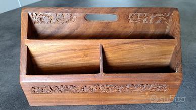 Portadocumenti - portaposta in legno