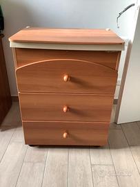 Foppapedretti mobiletto fasciatoio con bagnetto