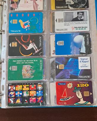 lotto collezione di schede telefoniche vintage 