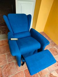 poltrona elettrica "made in Italy" come nuova