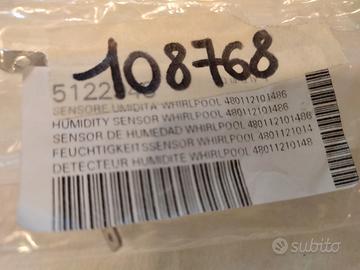 Sensore di umidità asciugatrice Whirlpool