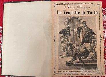Romanzo LE VENDETTE DI TAITÙ 1896