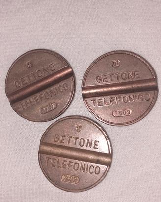 Italia-gettoni telefonici anni '70